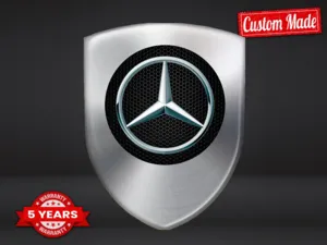 Mercedes Etiquetas Negocio Carreras Premium Diseño Estilizado